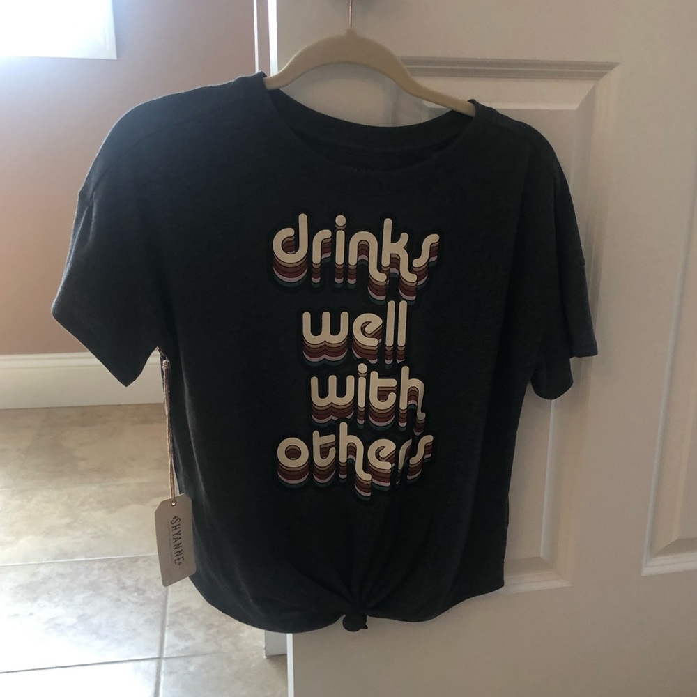 “Drinks Well With Others” T-shirt 🥂